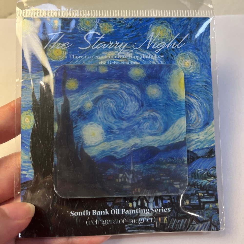 Art-Inspired Acrylic Fridge Magnets (6cm Square)
